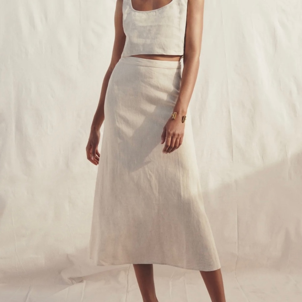 Reformation - Silas Linen Skirt